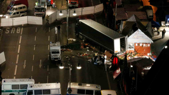 Truk Tabrak Pasar Natal di Berlin, Jerman