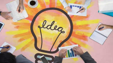 Ilustrasi ide bisnis.