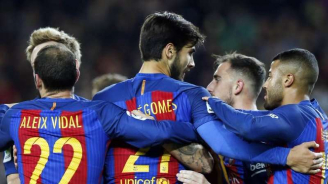Para pemain Barcelona.