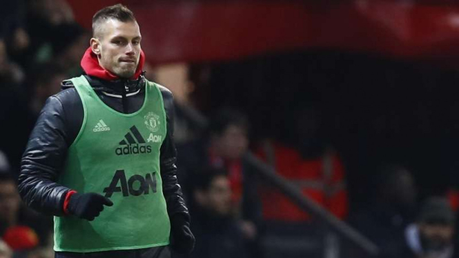 Gelandang Manchester United, Morgan Schneiderlin.