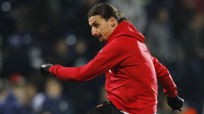 Penyerang Manchester United, Zlatan Ibrahimovic 1