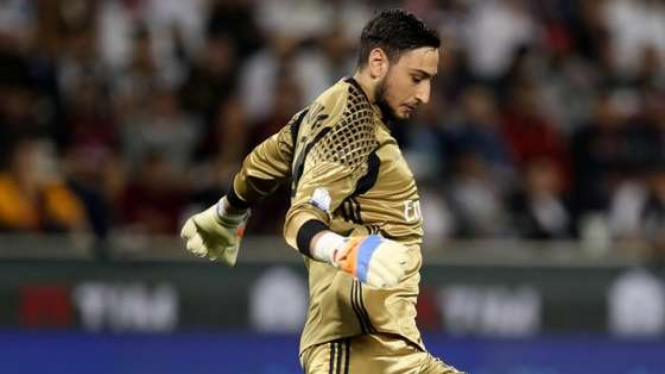 Penjaga gawang AC Milan, Gianluigi Donnarumma