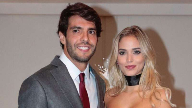 Ricardo Kaka dan pacarnya Carolina Dias