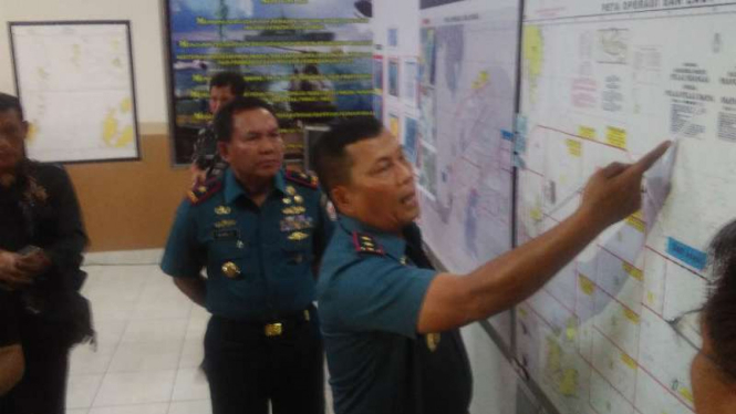 Panglima Komando Armada Timur Laksamana Muda Darwanto.