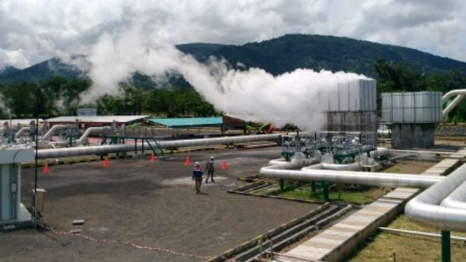 PLTP Lahendong Unit V dan VI di Minahasa, Sulawesi Utara.