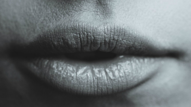 Ilustrasi bibir.