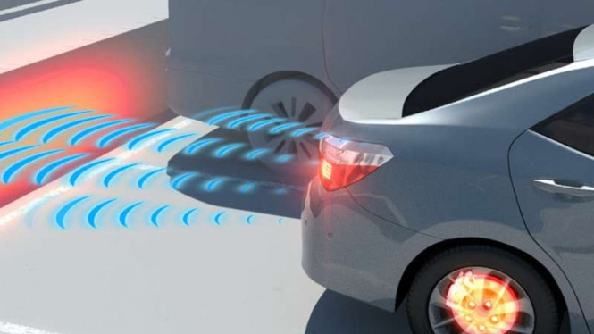 Ilustrasi sistem sensor parkir