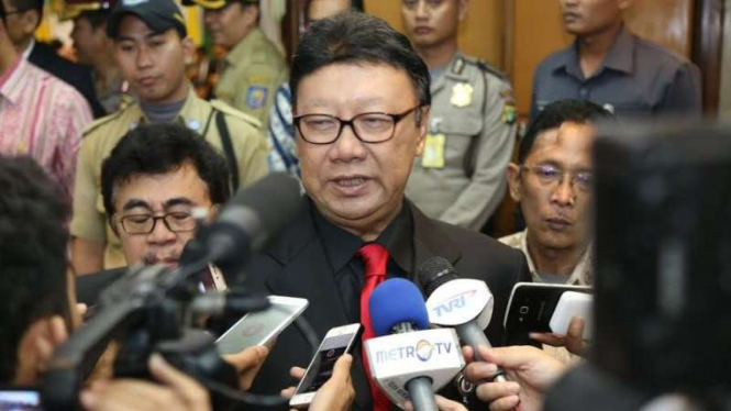 Menteri Dalam Negeri Tjahjo Kumolo.