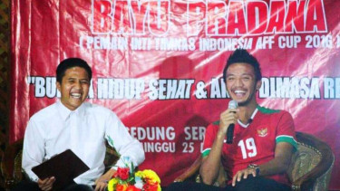 Gelandang timnas Indonesia, Bayu Pradana jadi pembicara di Pondok Pesantren