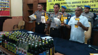 Polres Metro Jakarta Pusat Amankan 3 Kg Sabu dan ribuan botol miras
