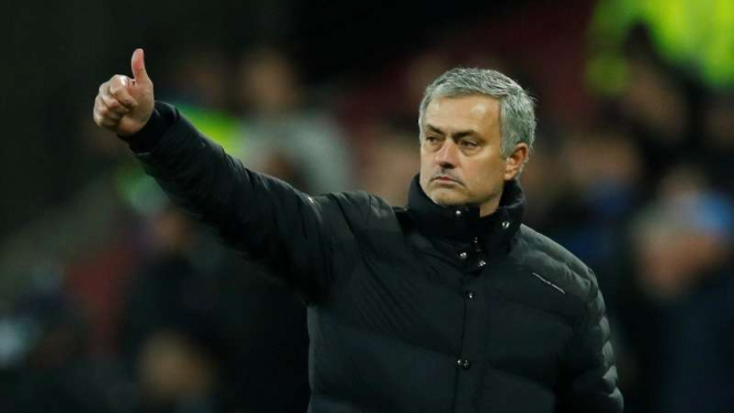 Manajer Manchester United, Jose Mourinho.
