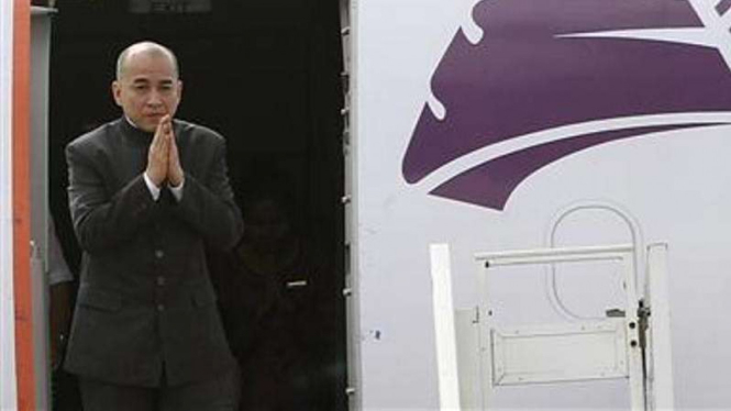 Raja Kamboja Norodom Sihamoni.