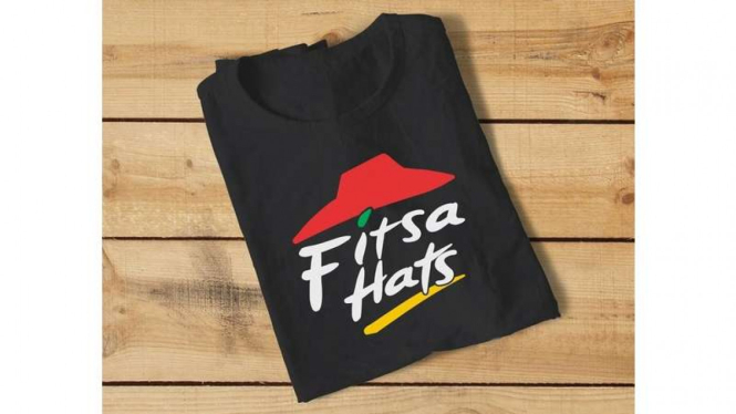 Kaos bertulis Fitsa Hats yang dijajakan netizen di jejaring sosial, Kamis (4/1/2017)
