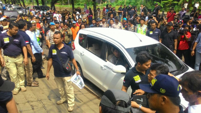 Pra reka ulang perampokan di Pulomas