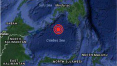 Ilustrasi gempa.