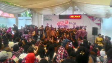 Calon gubernur DKI petahana Basuki Tjahaja Purnama alias Ahok