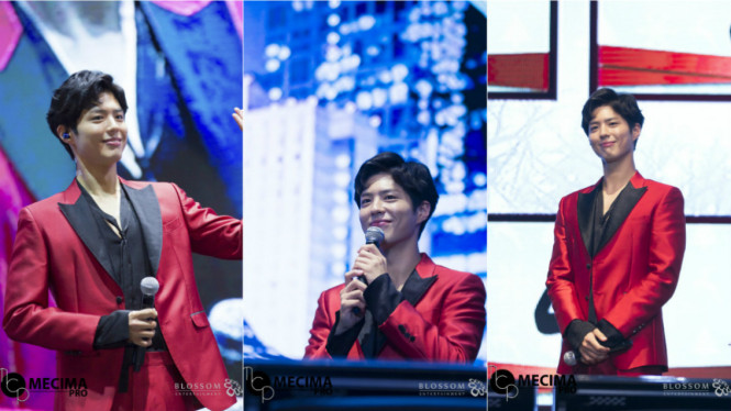 Park Bo Gum di Jakarta, Indonesia.