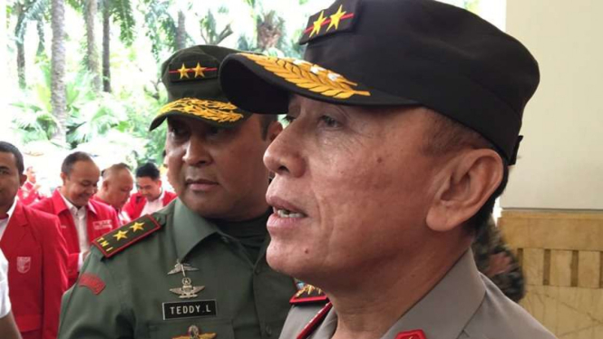 Kapolda Metro Jaya Inspektur Jenderal M Iriawan.