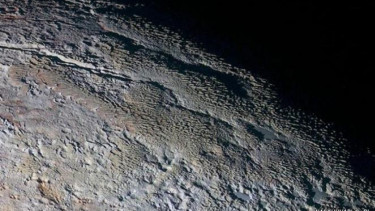 Permukaan planet Pluto.
