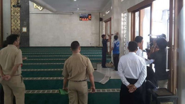 Penyidik Mabes Polri periksa Masjid Al Fauz.