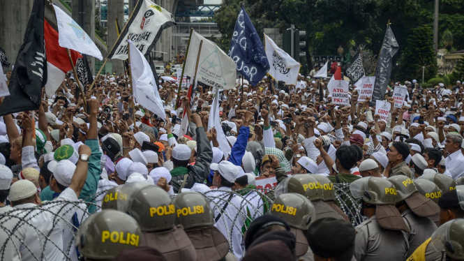 Aksi unjuk rasa Bela Islam.