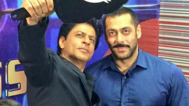 Shah Rukh Khan dan Salman Khan.