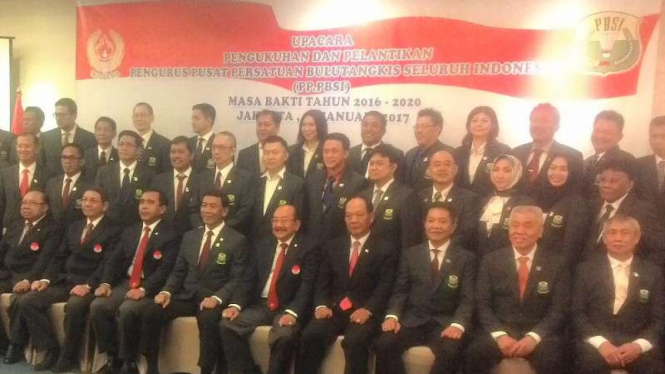 PP PBSI pimpinan Wiranto saat diresmikan KONI