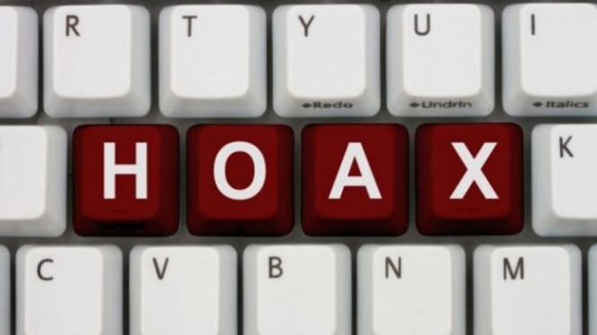 Ilustrasi berita hoax.