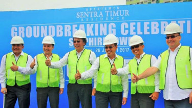 Bakrieland Groundbreaking Proyek Sapphire Tower