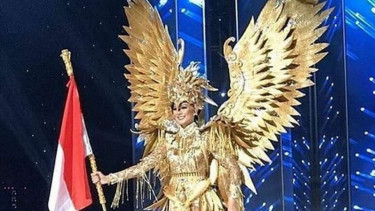 Kezia Warouw di ajang Miss Universe