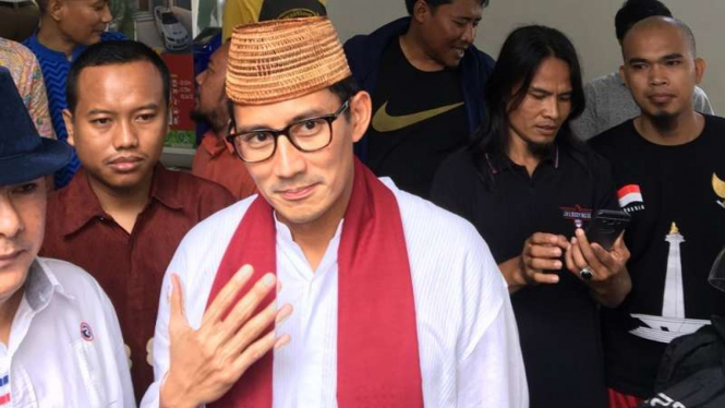 Calon wakil gubernur DKI Jakarta Sandiaga S. Uno.