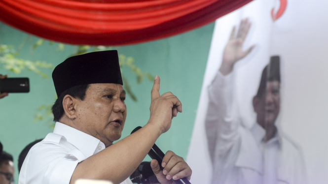 Ketua Umum Partai Gerindra, Prabowo Subianto.