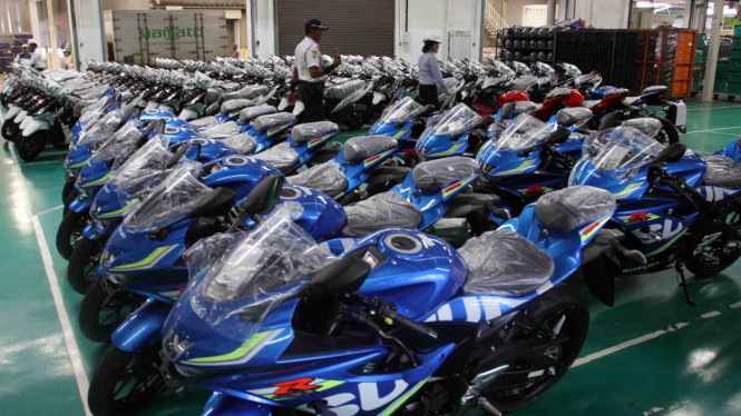 Suzuki GSX-R150 produksi Indonesia.