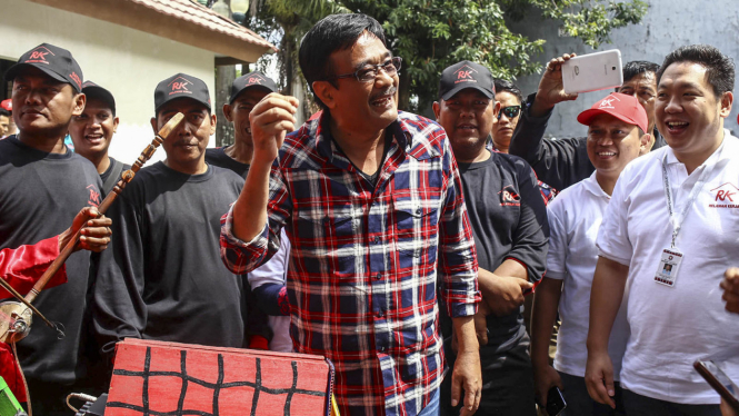 Djarot Hadiri Apel Siaga di Kebon Jeruk