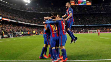 Para pemain Barcelona.
