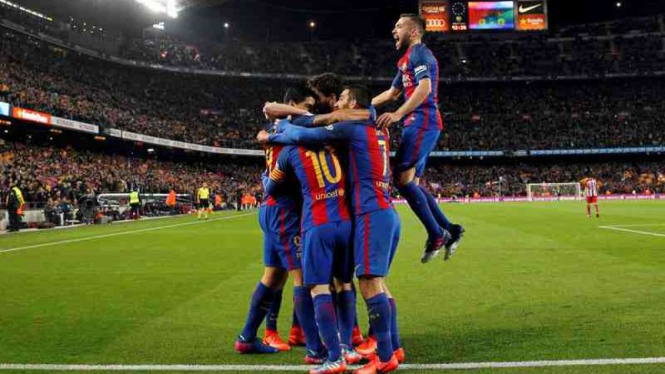 Para pemain Barcelona.