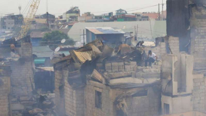 Kebakaran di Filipina, hanguskan sekitar 1.000 rumah.