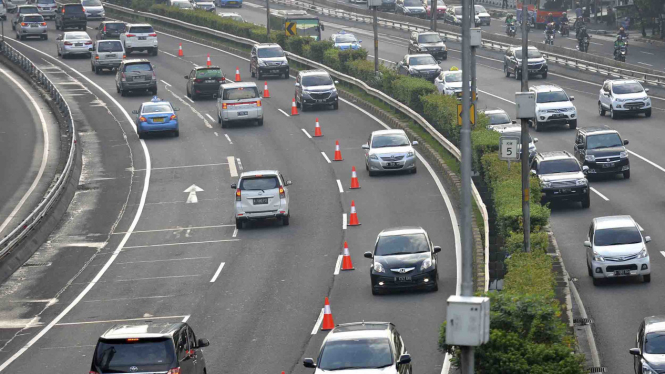 Pemberlakuan Contra Flow di Tol Dalam Kota Jakarta