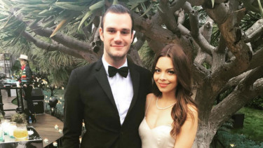 Scarlett Byrne dan Cooper Hefner, putra pendiri Majalah Playboy