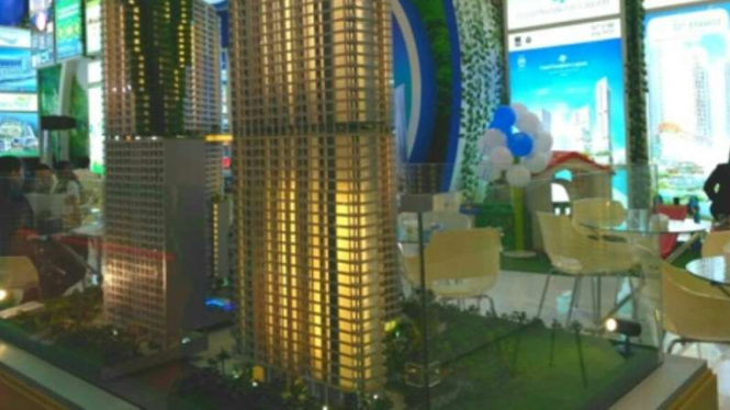 Maket apartemen PT PP Properti Tbk.