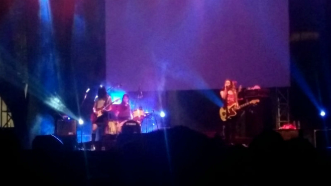 Penampilan Warpaint di Jakarta