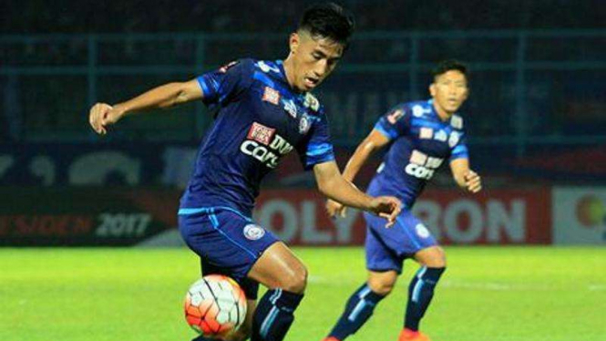 Pemain Arema FC, Hanif Abdurrauf Sjahbandi.