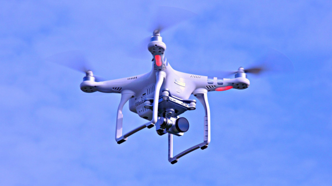 Ilustrasi drone.