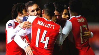 Para pemain Arsenal. 