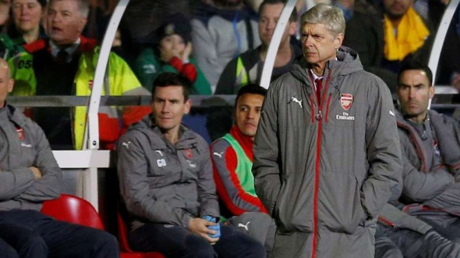Manajer Arsenal, Arsene Wenger. 