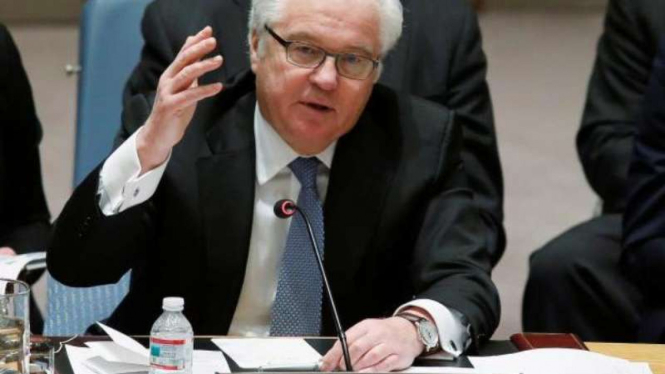 Dubes Rusia untuk PBB, Vitaly Churkin.