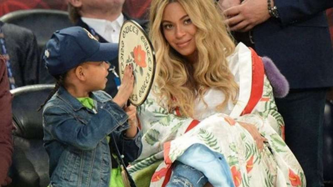 Beyonce dan Blue Ivy menonton NBA All-Star 2017