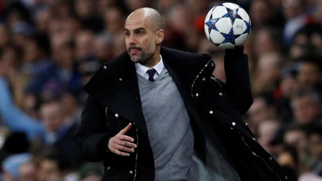 Manajer Manchester City, Pep Guardiola.