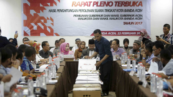 Rekapitulasi Hasil Penghitungan Suara Pilkada Serentak 2017