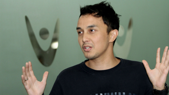 Pemain film Bid'ah Cinta Dimas Aditya kunjungi VIVA.co.id.